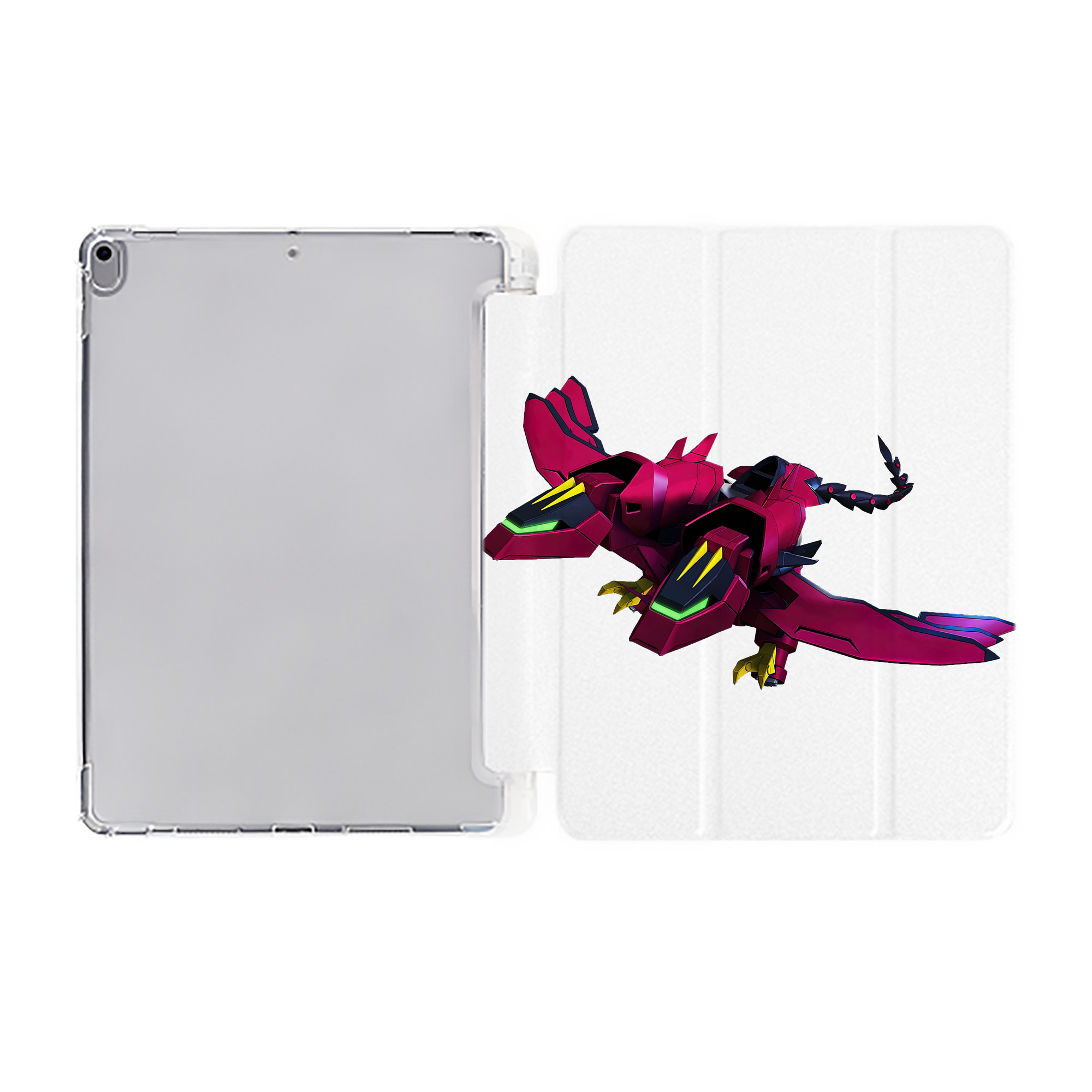 （画像用） 機動戦士ガンダム Mobile Suit Gundam IPad ケース ペン収納付き 三つ折りスタンド PUレザー×シリコン 対応機種9.5/10.5/10.9インチ